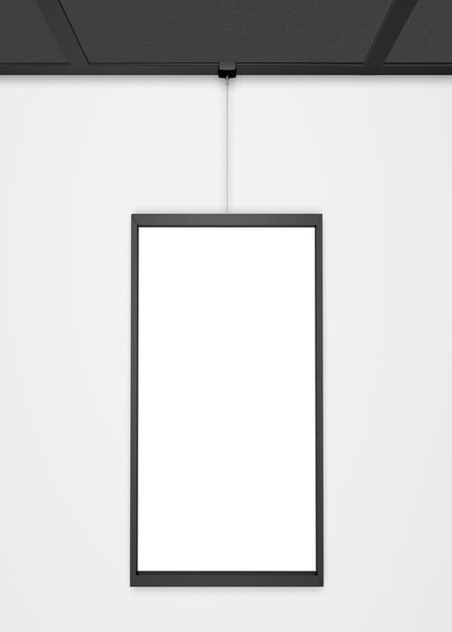 Picture rail system for ceiling structure