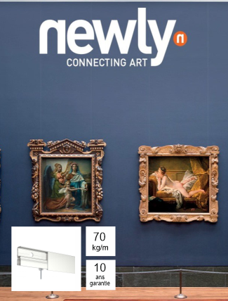 Binario per sedia Newly linea R70 Museum - 70 Kg/ m