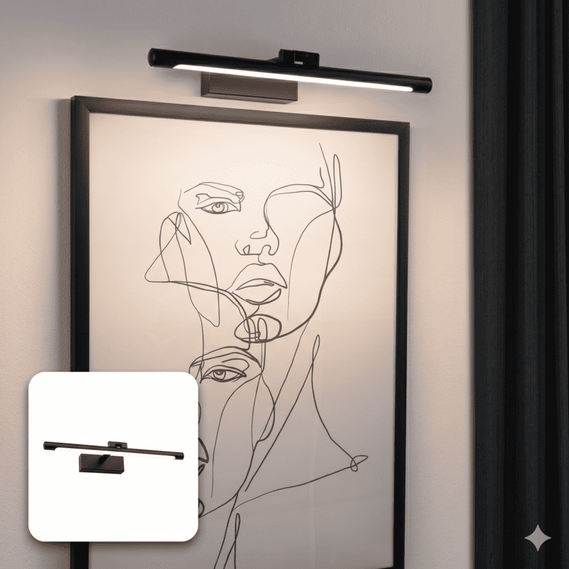 Iluminación de cuadros de pared